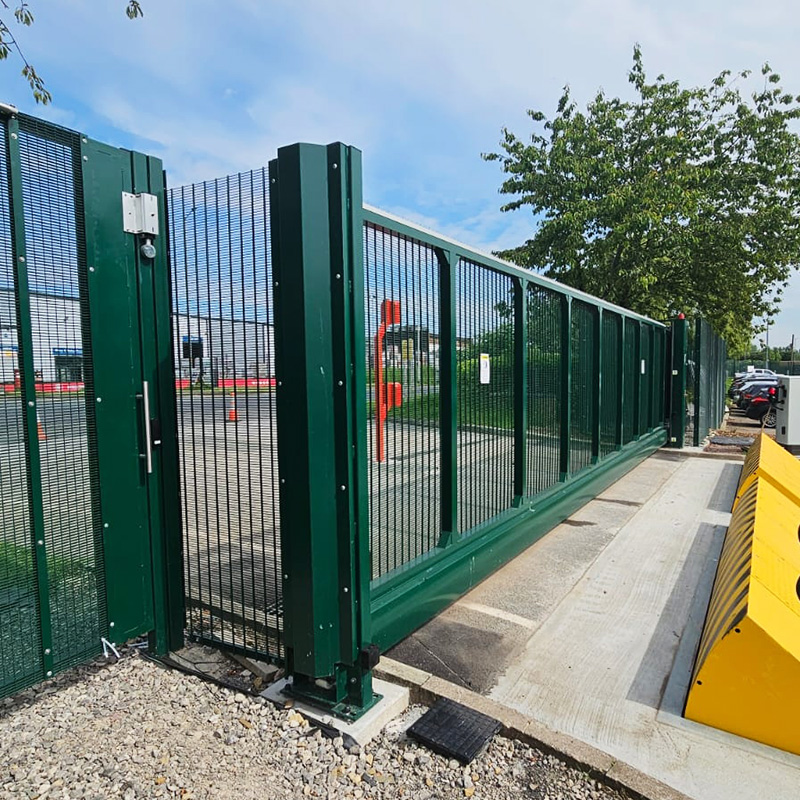 358 উচ্চ নিরাপত্তা বেড়া স্লাইডিং গেট/সাসপেন্ডেড গেট/ট্র্যাকড গেট